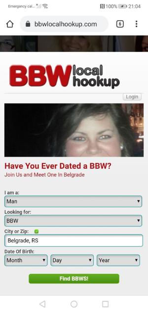 BBWLocalHookup sign up